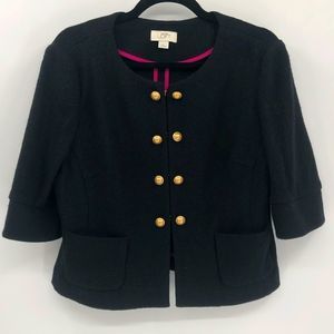 Anne Taylor LOFT Cropped Spencer Jacket sz L {Q}